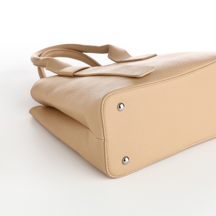 Сумка женская на молнии, TEXTURA, средний размер, цвет бежевый Сумка женская на молнии, TEXTURA, средний размер, цвет бежевый