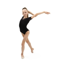 Купальник для гимнастики и танцев Grace Dance, р. 30, цвет чёрный
