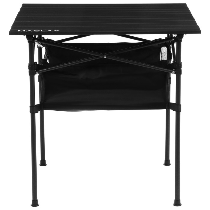 Стол туристический Maclay, 70х70х70 см, с органайзером, цвет чёрный
