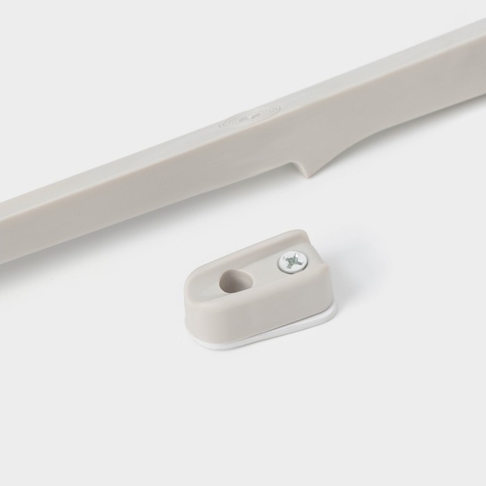 Ложка для обуви с магнитным держателем, 61,5&times;4,1&times;2 см, цвет платиновый