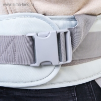 Рюкзак-кенгуру, хипсит для малыша &laquo;Абстракция&raquo;, от 3 до 20 кг., цвет серый