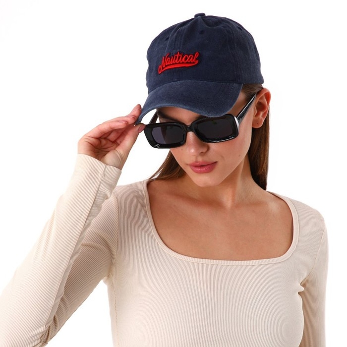 Кепка женская Nautical, джинса, р-р 56 Кепка женская Nautical, джинса, р-р 56