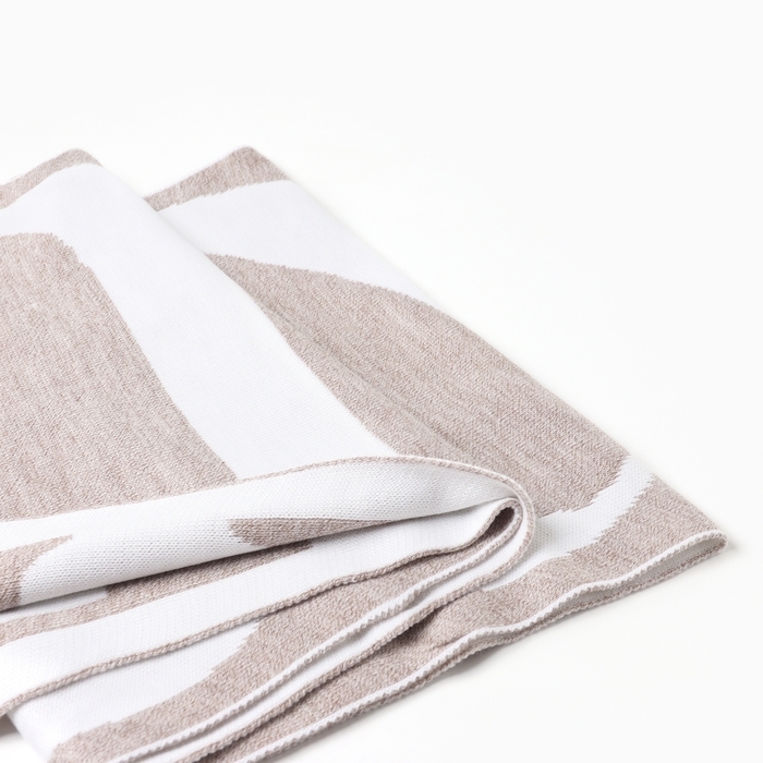 Шарф женский двусторонний MIST бежевый, размер 47*226см Шарф женский двусторонний MIST бежевый, размер 47*226см