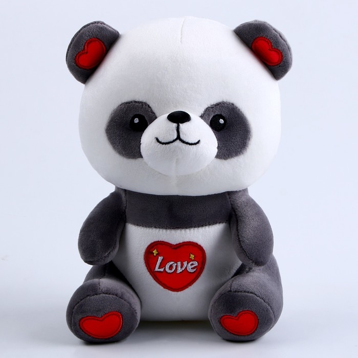 Мягкая игрушка &laquo;Панда&raquo;, размер 22 см, цвет серо-белый