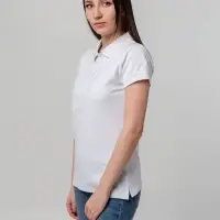 Рубашка поло женская Virma Premium Lady, белая, размер M