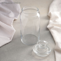 Банка для сыпучих продуктов Kitchen Slim, стеклянная, 1,1 л Банка для сыпучих продуктов Kitchen Slim, стеклянная, 1,1 л