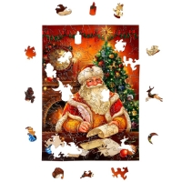Новогодний пазл фигурный &laquo;Новый год! Письмо Деду Морозу&raquo;