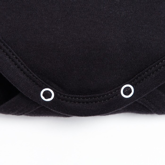 Боди детское с длинным рукавом Крошка Я Боди детское с длинным рукавом Крошка Я "Little Boss", рост 74-80 см, цвет чёрный