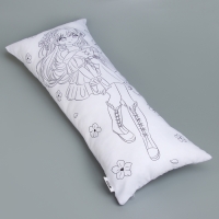 Наволочка под раскраску &laquo;Девушка в цветах&raquo;, 30 х 70 см