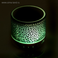 Портативная колонка Luazon LAB-04, с подсветкой, Bluetooth, USB, microSD, microUSB, МИКС Портативная колонка Luazon LAB-04, с подсветкой, Bluetooth, USB, microSD, microUSB, МИКС