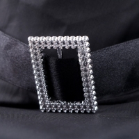 Карнавальная шляпа &laquo;Кошмарное веселье&raquo; чёрная, с гирляндой