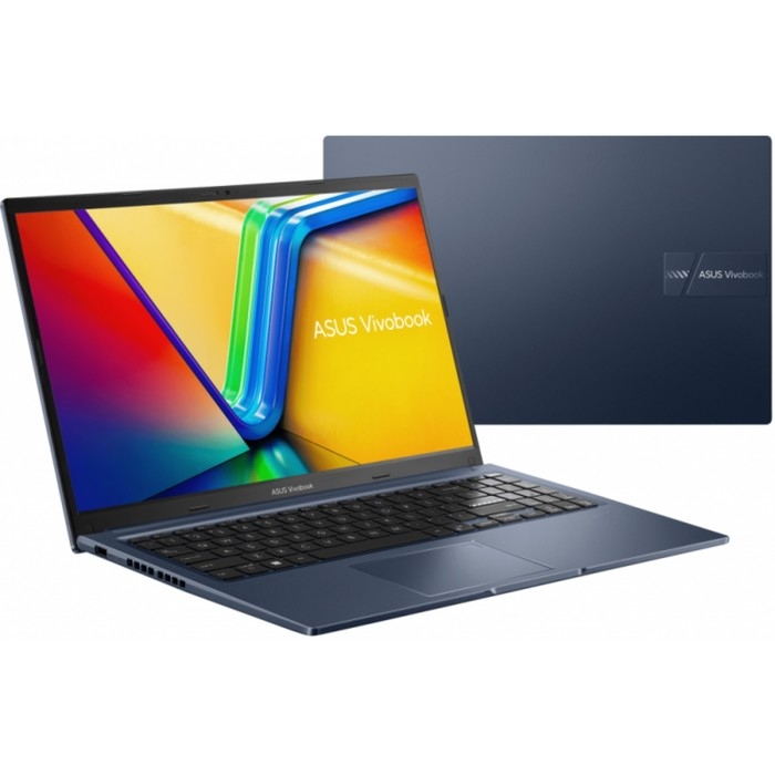 Ноутбук ASUS VivoBook X1502ZA-BQ549, 15.6 Ноутбук ASUS VivoBook X1502ZA-BQ549, 15.6", i3 1220P, 8 Гб, SSD 256 Гб, UHD, DOS, синий