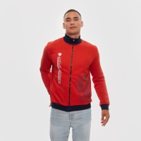 Толстовка на молнии President, размер M, цвет красный Толстовка на молнии President, размер M, цвет красный