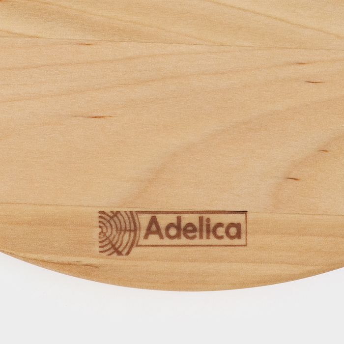 Подставка для сковороды Adelica, 30&times;24&times;1,8 см, внутренний диаметр 22 см, берёза