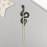 Новогодний топпер для творчества "Чёрная- Блестящая змея" 12.5 см (Новогодний набор 6 шт) Новогодний топпер для творчества "Чёрная- Блестящая змея" 12.5 см (Новогодний набор 6 шт)