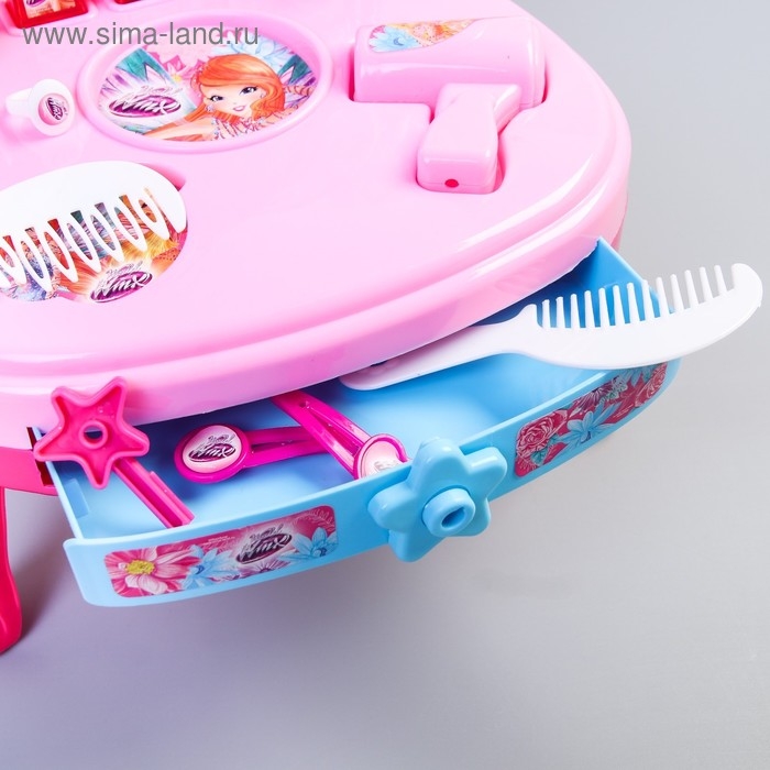 Игровой набор парикмахер, феи WINX &laquo;Блум&raquo;, столик с зеркалом,свет, звук