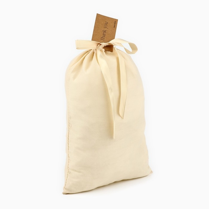 Мешок из хлопка &laquo;Спасибо&raquo;, 20 &times; 30 см