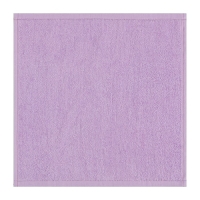 Набор махровых декоративных салфеток Этель "Вид 1" 30х30см-3шт, цвет сиреневый, 100% хлопок