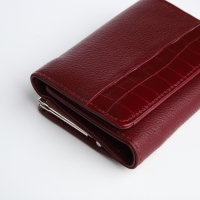 Кошелёк женский на магните, цвет бордовый Кошелёк женский на магните, цвет бордовый