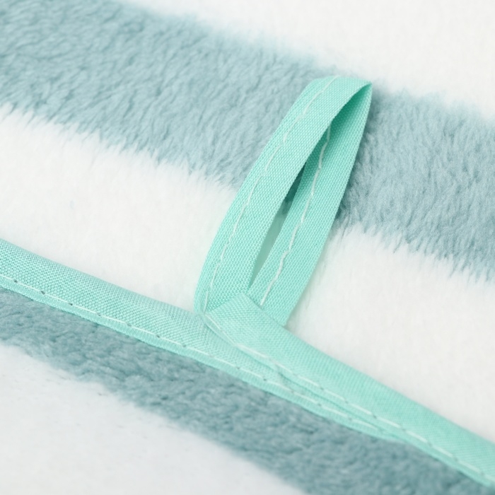 Полотенце банное Этель Полотенце банное Этель "Полосы", цв. мятный, 70х140 см, 100% п/э, 240 г/м2