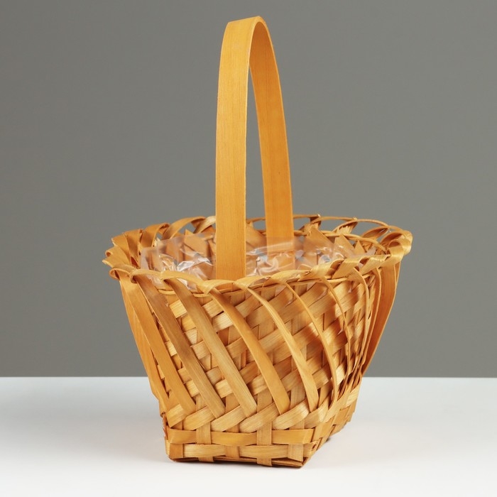 Корзина плетеная, 18 x 14 x 10,5/23 см, секвойя Корзина плетеная, 18 x 14 x 10,5/23 см, секвойя