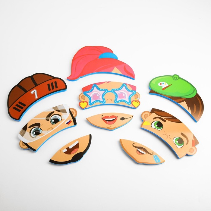 Мягкий пазл для малышей &laquo;Поменяй местами&raquo;, 9 деталей, виды МИКС, Крошка Я