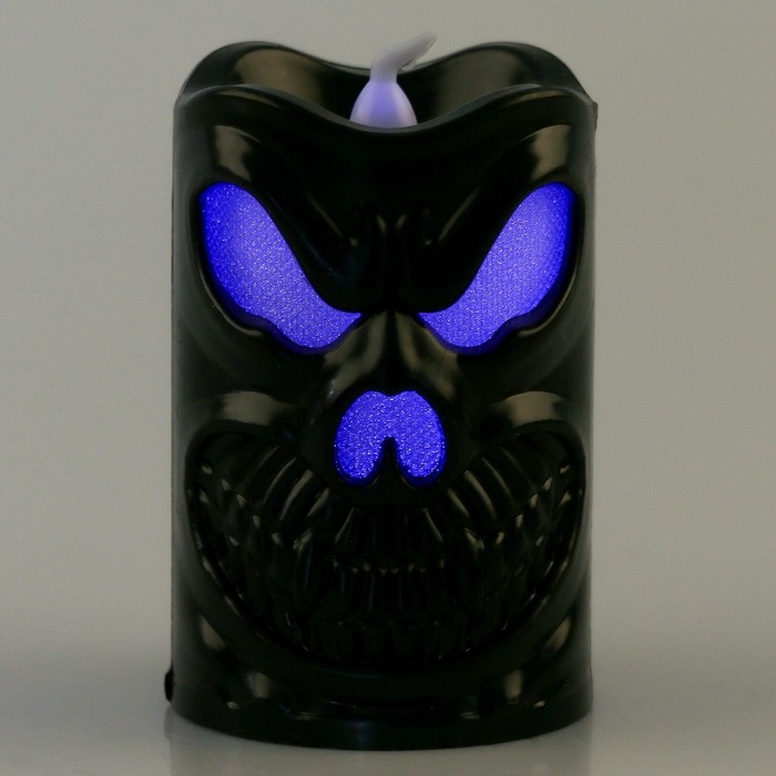 Хэллоуин. Свеча светодиодная &laquo;Привидение&raquo;, цвет МИКС