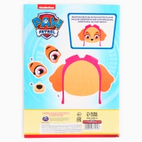 Картон цветной, А4, 8 листов, 8 цветов, немелованный, односторонний, в папке, 220 г/м&sup2;, Щенячий патруль