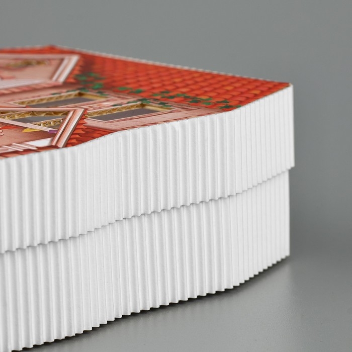 Коробка подарочная &laquo;Весёлые зверята&raquo;, 17 х 17 х 5 см