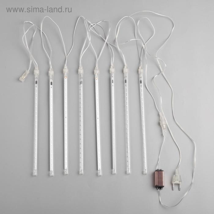 Гирлянда «Сосульки» 2.5 × 0.3 м, IP65, прозрачная нить, 192 LED, свечение зелёное с эффектом стекания, 12 В Гирлянда «Сосульки» 2.5 × 0.3 м, IP65, прозрачная нить, 192 LED, свечение зелёное с эффектом стекания, 12 В