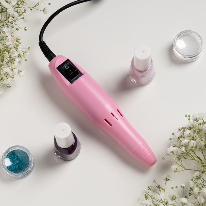 Сменная ручка для маникюрного аппарата Luazon LMM-002, пластик, розовая Сменная ручка для маникюрного аппарата Luazon LMM-002, пластик, розовая