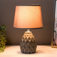 Лампа настольная 08950/1 E14 40Вт серый 17х17х29 см RISALUX