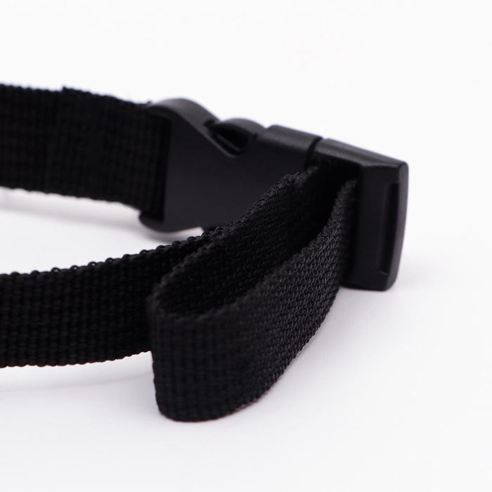 Намордник текстильный, размер 3 (длина по носу 4 см, обхват морды 22 см), чёрный Намордник текстильный, размер 3 (длина по носу 4 см, обхват морды 22 см), чёрный