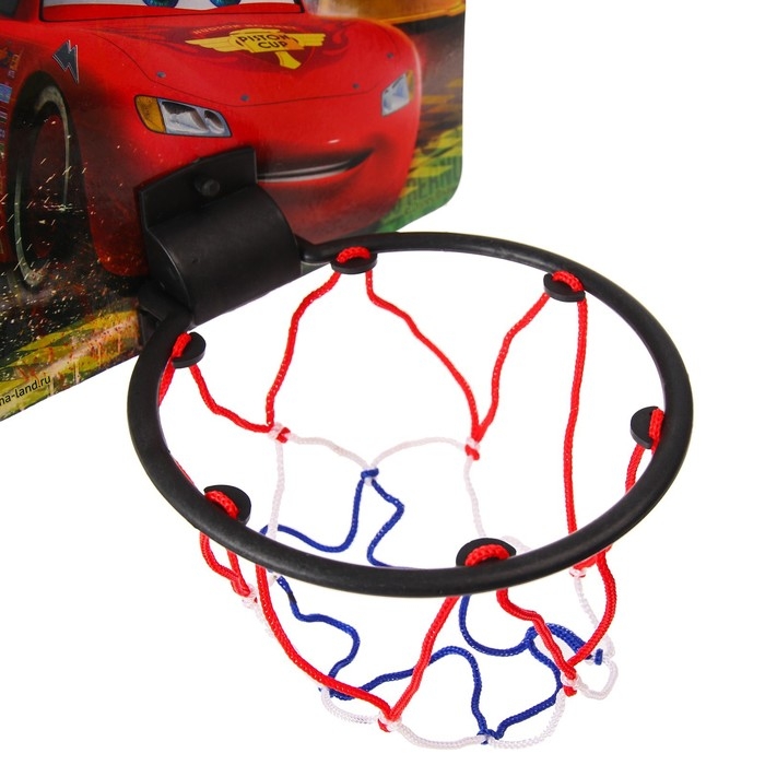 Баскетбольный набор с мячом «Тачки», диаметр мяча 8 см, диаметр кольца 13,5 см Баскетбольный набор с мячом «Тачки», диаметр мяча 8 см, диаметр кольца 13,5 см