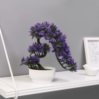 Бонсай в горшке "Деревце остролист" 10х22 см, микс Бонсай в горшке "Деревце остролист" 10х22 см, микс