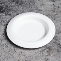 Подсвечник "Чашка" металл, 9,4х1,2 см, белый