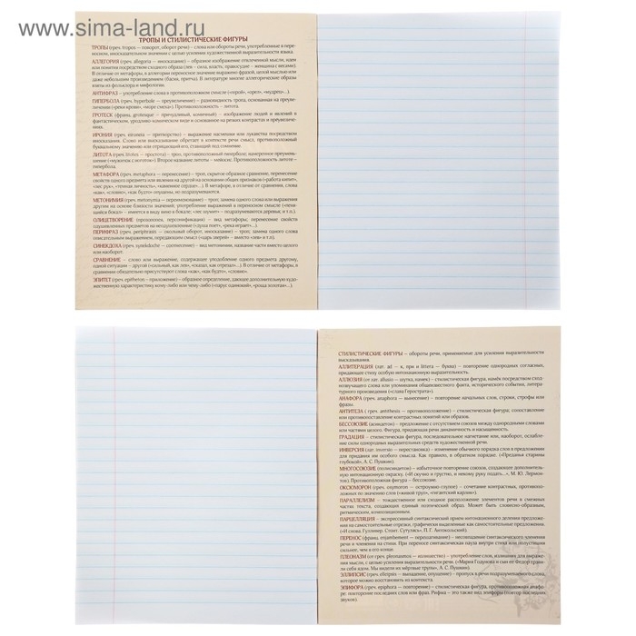 Комплект предметных тетрадей 48 листов &laquo;Неон&raquo;, 10 предметов со справочным материалом, обложка мелованный картон, УФ-лак, блок офсет