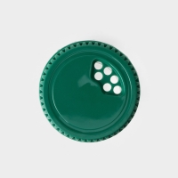 Солонка стеклянная трехпозиционная, 115 мл, цвет зелёный Солонка стеклянная трехпозиционная, 115 мл, цвет зелёный