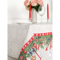 Скатерть Зимние чудеса (12с23) 145х180см, рогожка 170г/м, хл100% Скатерть Зимние чудеса (12с23) 145х180см, рогожка 170г/м, хл100%