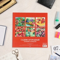 Календарь перекидной на скрепке "Сад и огород. Лунный календарь" 2025 год, 6 листов, 29х29 с 1062031