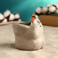 Горшок "Котейка", 6,2х7,5х5,5см, микс Горшок "Котейка", 6,2х7,5х5,5см, микс