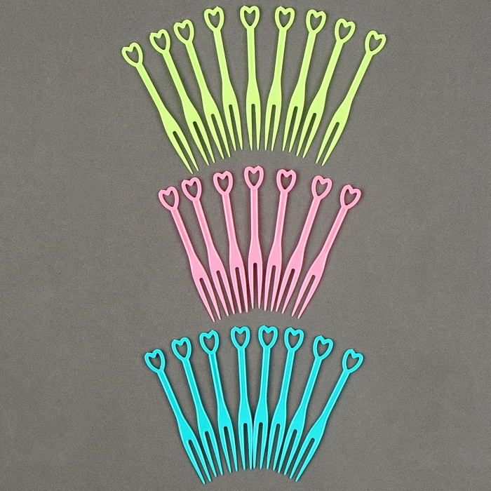 Шпажки &laquo;Сердечки&raquo;, набор 24 шт., цвет МИКС