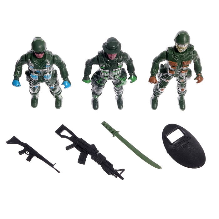 Набор солдатиков «Спецназ», 3 шт. Набор солдатиков «Спецназ», 3 шт.