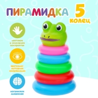 Пирамида &laquo;Лягушка&raquo;, 5 колец