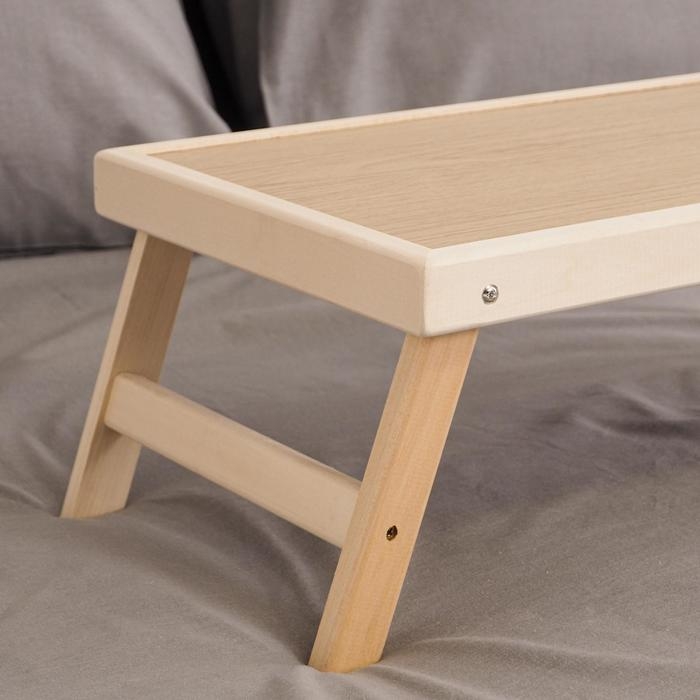 Столик для завтрака складной, 50×30см, цвет орех сонома Столик для завтрака складной, 50×30см, цвет орех сонома