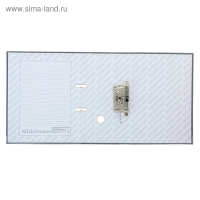 Папка-регистратор А4, 70 мм, ErichKrause "Бизнес", собранный, серый, пластиковый карман, металлический кант, картон 2мм, вместимость 450 листов