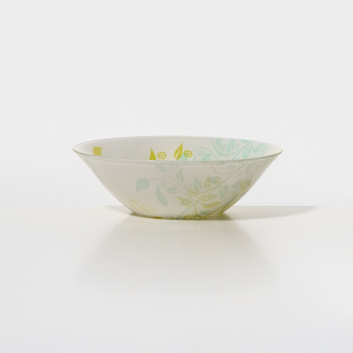 Салатник стеклянный «Жасмин», d=14 см Салатник стеклянный «Жасмин», d=14 см