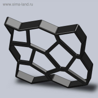 Форма для садовой дорожки 50 х 50 см, черный Форма для садовой дорожки 50 х 50 см, черный