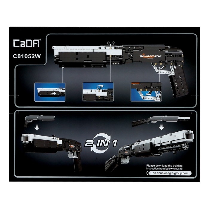 Конструктор &laquo;Техно. Дробовик&raquo;, 2 варианта сборки, 880 деталей