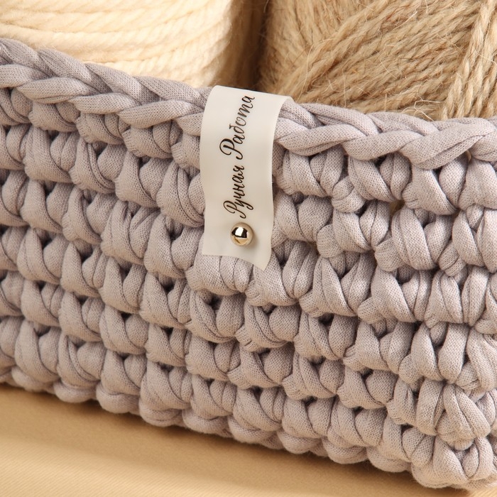 Бирка с кнопкой &laquo;Ручная работа&raquo;, 8 &times; 1,5 см, 10 шт, цвет матовый/чёрный